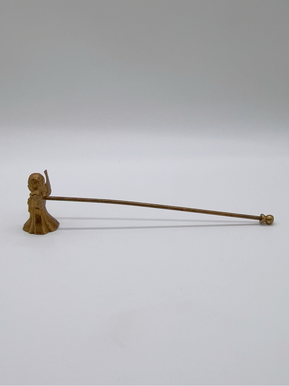 Brass Angel Cherub Candle Snuffer